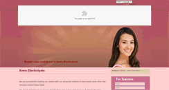 Desktop Screenshot of annselectrolysiscenter.com